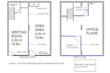 39 & 40, 76 Edinburgh Road Marrickville NSW 2204 - Floor Plan 1