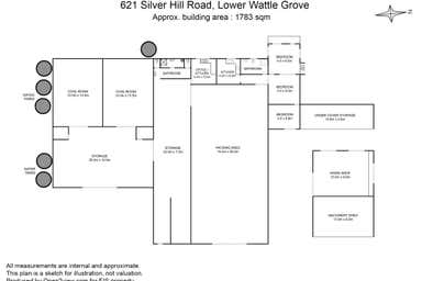 Platinum Ridge Cherries, 627 Silver Hill Road Lower Wattle Grove TAS 7109 - Floor Plan 1