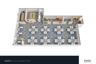 Kings Business Park, Level 2, 99 Coventry Street Southbank VIC 3006 - Floor Plan 1