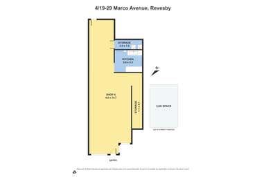 Shop 4 / 19-29 Marco Avenue Revesby NSW 2212 - Floor Plan 1