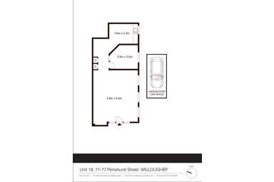 18/71 - 77  Penshurst Street Willoughby NSW 2068 - Floor Plan 1