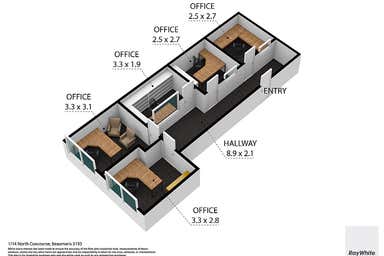 Suite 1, 14 North Concourse Beaumaris VIC 3193 - Floor Plan 1