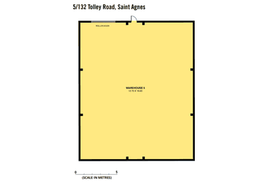 Warehouse 5, 132 Tolley Rd St Agnes SA 5097 - Floor Plan 1