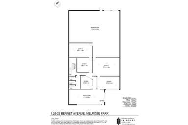 Unit 1, 26-28 Bennet Ave Melrose Park SA 5039 - Floor Plan 1