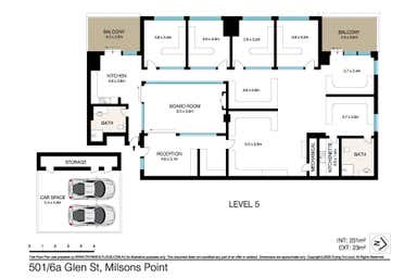 MILSONS LANDING, 501 & 502/6a Glen Street Milsons Point NSW 2061 - Floor Plan 1
