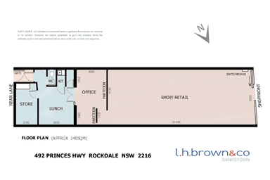 492 Princes Hwy Rockdale NSW 2216 - Floor Plan 1
