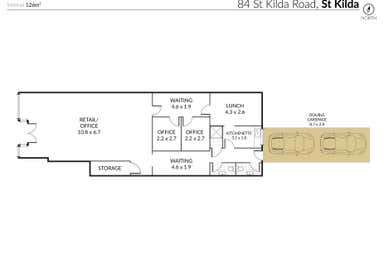 Ground Floor, 84 St Kilda Road St Kilda VIC 3182 - Floor Plan 1