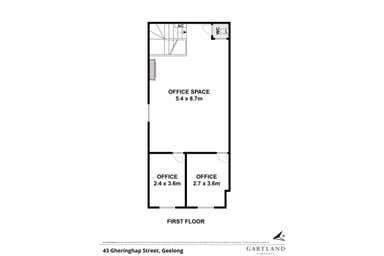 First Floor/ 43 Gheringhap Street Geelong VIC 3220 - Floor Plan 1