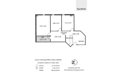 3/345 King William Street Adelaide SA 5000 - Floor Plan 1