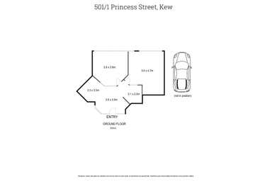 501/1 Princess Street Kew VIC 3101 - Floor Plan 1