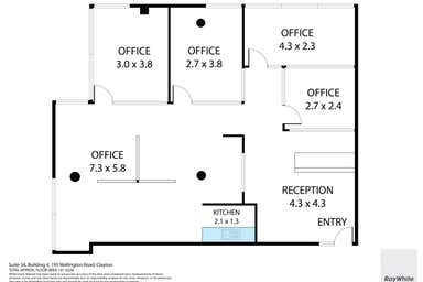 34/195 Wellington Road Clayton VIC 3168 - Floor Plan 1