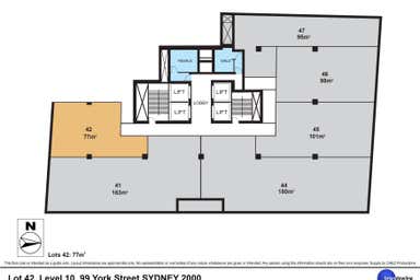 Level 10, 99 York Street Sydney NSW 2000 - Floor Plan 1