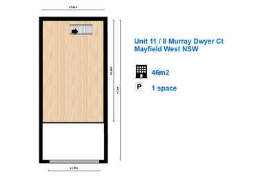 Unit 11, 8  Murray Dwyer Ct Mayfield West NSW 2304 - Floor Plan 1