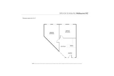 309/434 St Kilda Road Melbourne VIC 3004 - Floor Plan 1
