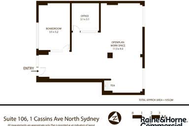 106/1 Cassins Avenue North Sydney NSW 2060 - Floor Plan 1