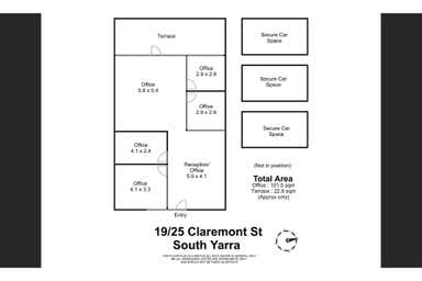 Level 2, Suite 19 25 Claremont Street South Yarra VIC 3141 - Floor Plan 1