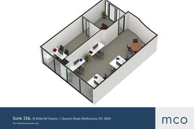 St Kilda Rd Towers, Suite 236, 1 Queens Road Melbourne VIC 3004 - Floor Plan 1