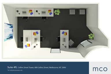 Collins Street Tower, Suite 411, 480 Collins Street Melbourne VIC 3000 - Floor Plan 1