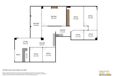 307/546 Collins Street Melbourne VIC 3000 - Floor Plan 1