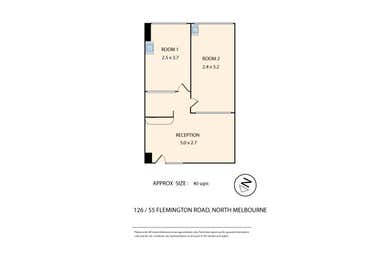 126/55 Flemington Road North Melbourne VIC 3051 - Floor Plan 1