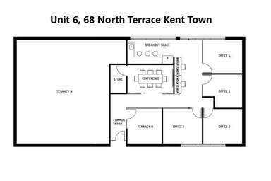 Unit 6, 68 North Terrace Kent Town SA 5067 - Floor Plan 1