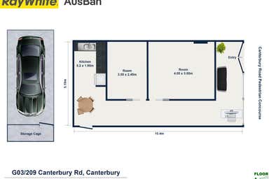 Shop G03, 209 Canterbury Rd Canterbury NSW 2193 - Floor Plan 1