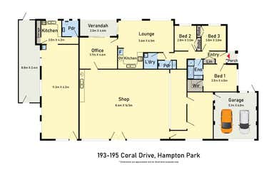 193-195 Coral Drive Hampton Park VIC 3976 - Floor Plan 1