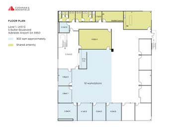 Unit G, 5 Butler Boulevard Adelaide Airport SA 5950 - Floor Plan 1