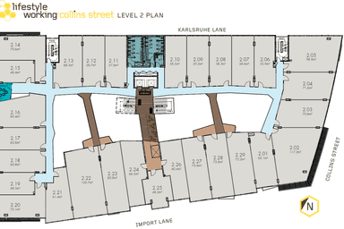 Lifestyle Working Collins Street, 221/838 Collin Street Docklands VIC 3008 - Floor Plan 1