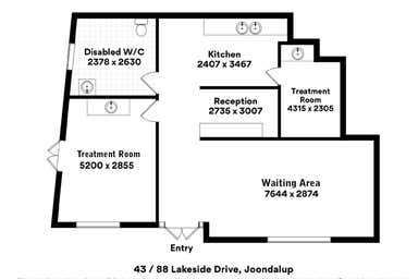 43/88 Lakeside Drive Joondalup WA 6027 - Floor Plan 1