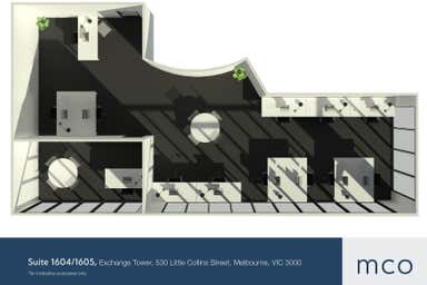 Exchange Tower, 1604 & 1605, 530 Little Collins Street Melbourne VIC 3000 - Floor Plan 1