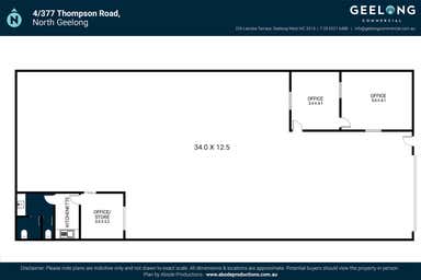 4/377 Thompson Road North Geelong VIC 3215 - Floor Plan 1