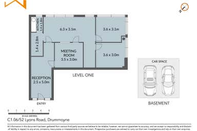 Level C1, 06/52 Lyons Road Drummoyne NSW 2047 - Floor Plan 1
