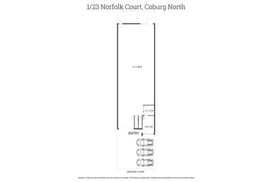 1/23 Norfolk Court Coburg North VIC 3058 - Floor Plan 1