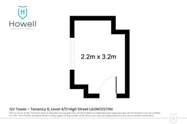 Tenancy 8 Level 4, 11 High Street Launceston TAS 7250 - Floor Plan 1