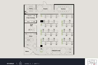 101 Moray, Unit 7, Level 2, 101 Moray Street South Melbourne VIC 3205 - Floor Plan 1