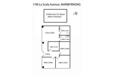 1/90 La Scala Avenue Maribyrnong VIC 3032 - Floor Plan 1