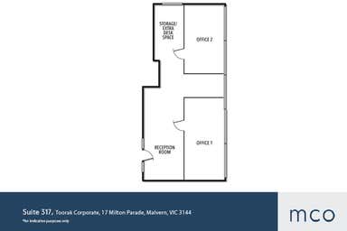 Toorak Corporate, Suite 317, 17-33 Milton Parade Malvern VIC 3144 - Floor Plan 1