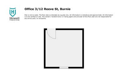 Office 3, 12 Reeves Street South Burnie TAS 7320 - Floor Plan 1