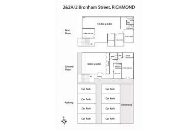 2 and 2a, 2 Bromham Place Richmond VIC 3121 - Floor Plan 1