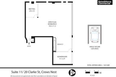 11/20 Clarke Street Crows Nest NSW 2065 - Floor Plan 1