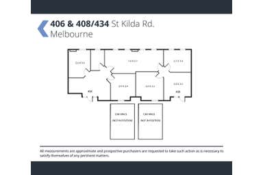 406 & 408/ 434 St Kilda Rd Melbourne VIC 3004 - Floor Plan 1
