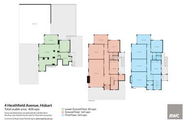 4 Heathfield Avenue Hobart TAS 7000 - Floor Plan 1