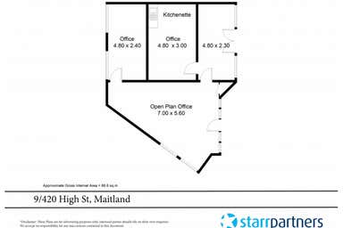 9 & 10, 420 High Street Maitland NSW 2320 - Floor Plan 1