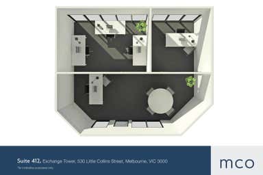 Exchange Tower, Suite 412, 530 Little Collins Street Melbourne VIC 3000 - Floor Plan 1