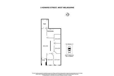 3 Howard Street West Melbourne VIC 3003 - Floor Plan 1