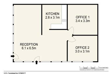 2/21 Cavenagh Street Darwin City NT 0800 - Floor Plan 1