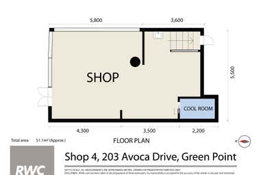 Shop 4, 203 Avoca Drive Green Point NSW 2251 - Floor Plan 1