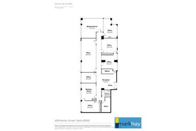 Office 1, 2, 3/418 Murray Street Perth WA 6000 - Floor Plan 1