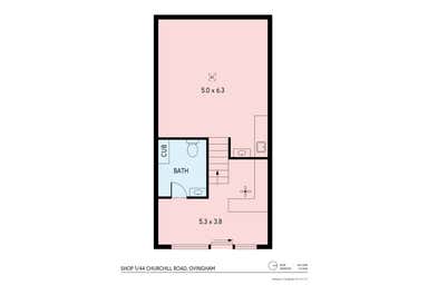 Shop 1, 44 Churchill Road Ovingham SA 5082 - Floor Plan 1